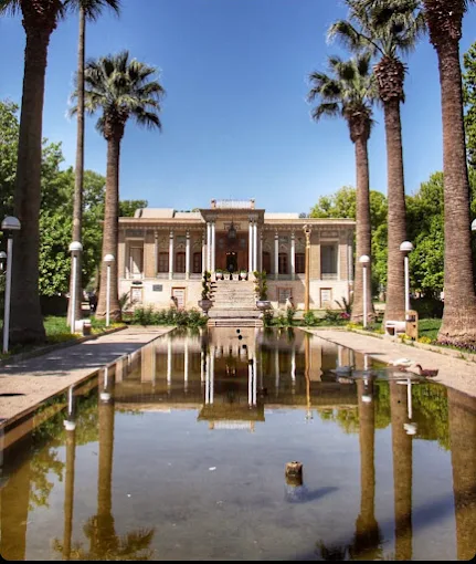 موقعیت مکانی باغ عفیف‌آباد شیراز