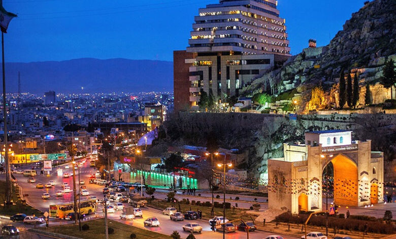 جاهای دیدنی شیراز در شب