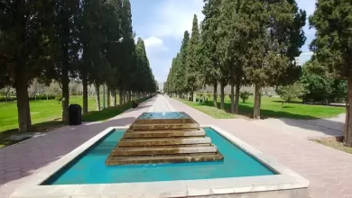 بخش های مختلف باغ جنت شیراز
