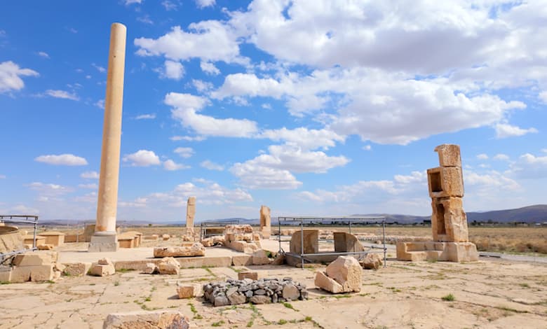 نقشه میراث جهانی پاسارگاد