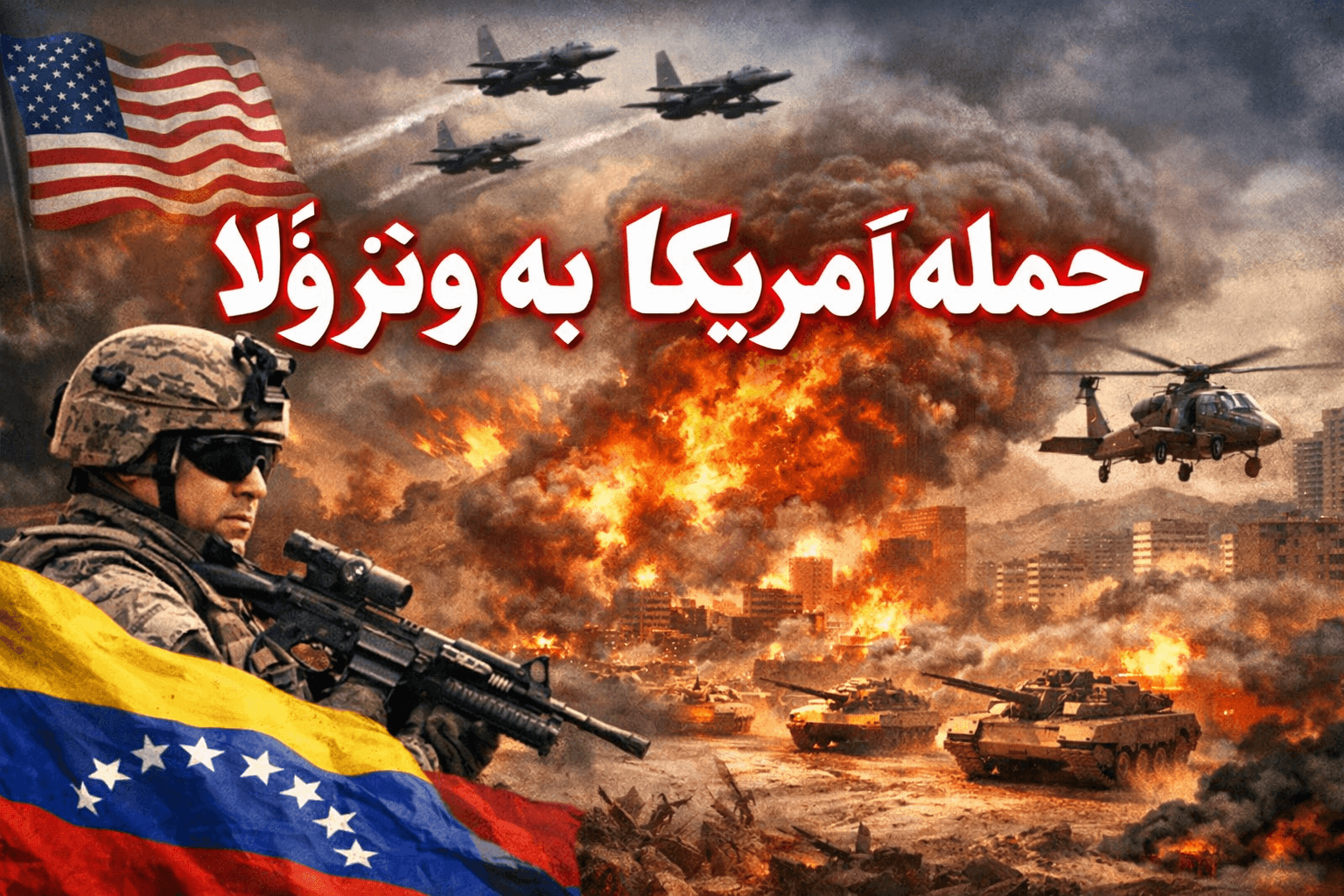 حمله نظامی آمریکا به ونزوئلا