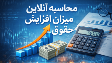 محاسبه آنلاین میزان افزایش حقوق کارمندان و بازنشستگان