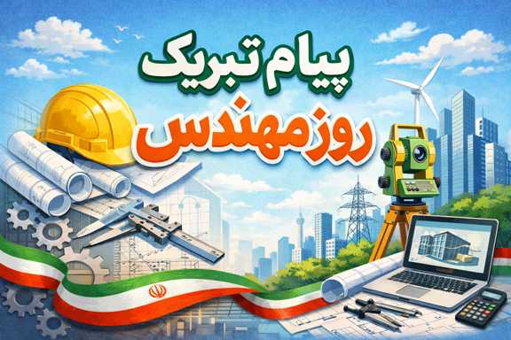 پیام تبریک روز مهندس