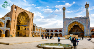 تصویری از محیط مسجد عتیق شیراز